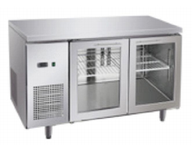 卧式玻璃门两门工作台IHC-1.2/2WGA-Z